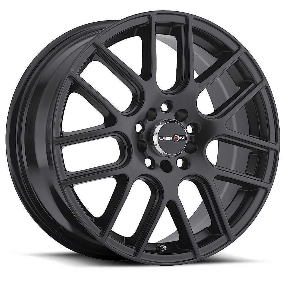 16x7 Vision 426H Cross Matte Black Wheel 5x112 (38mm)