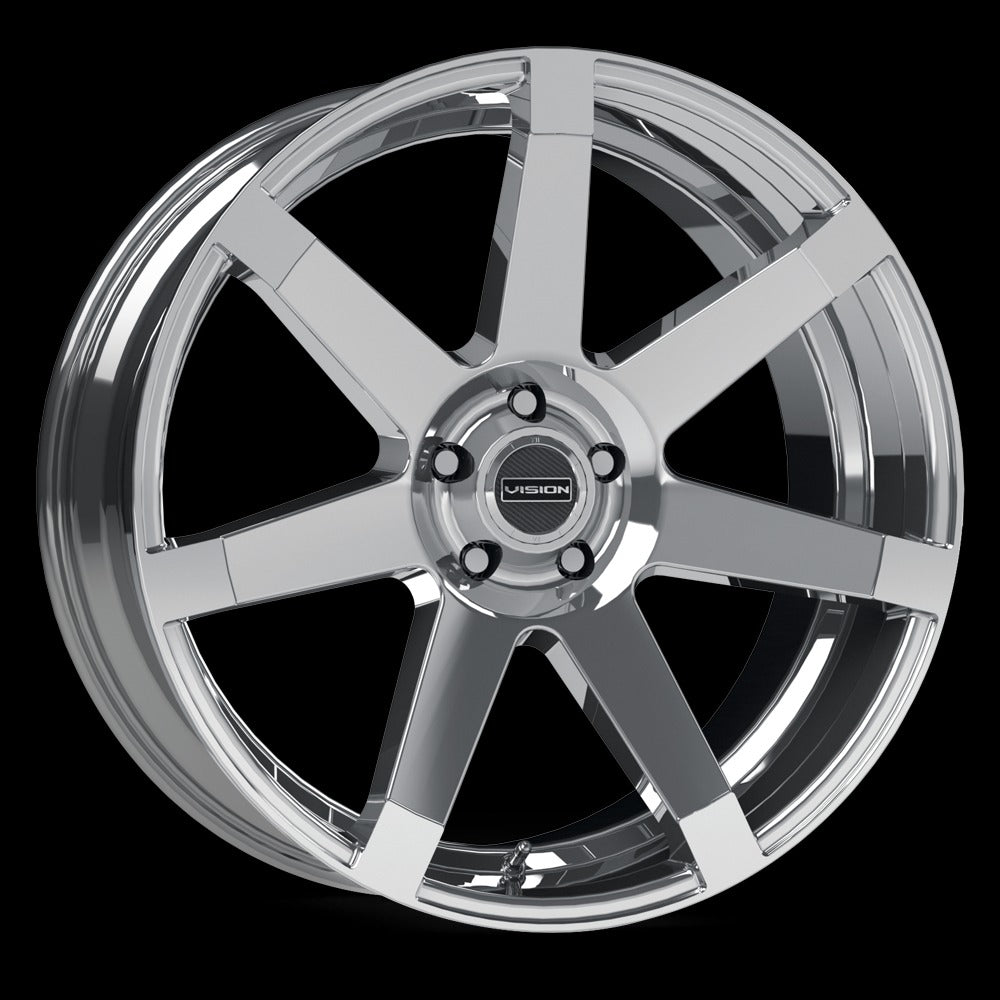 24x9.5 Vision 9042 Sultan Chrome Wheel 5x4.5 (15mm)