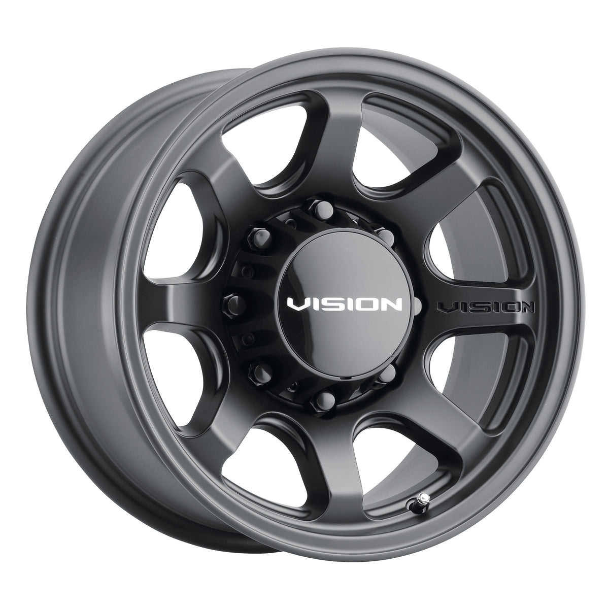17x9 Vision 351 Flow Satin Black Wheel 8x170 (0mm)