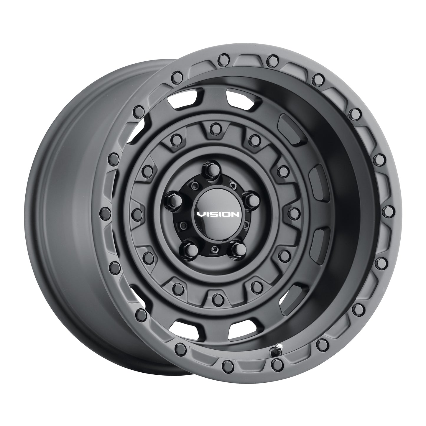 18x9.5 Vision 403 Tactical Satin Black Wheel 8x180 (-18mm)
