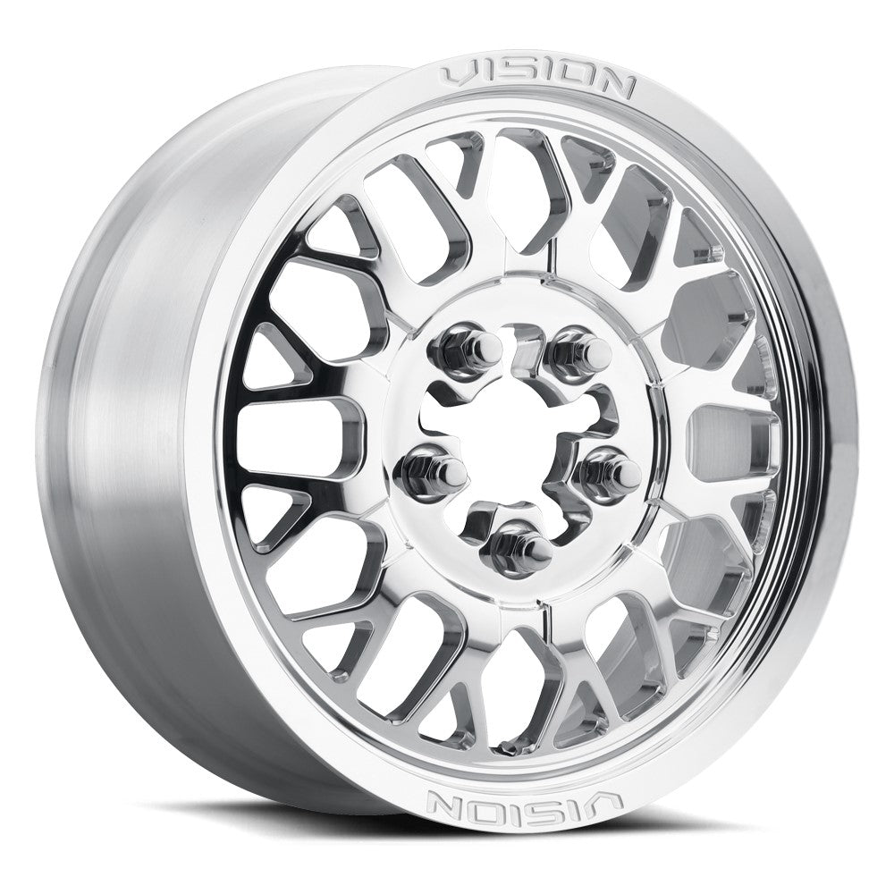 15x10 Vision 346 Storm Polished FORGED UTV Wheel 6x5.5 (25mm)