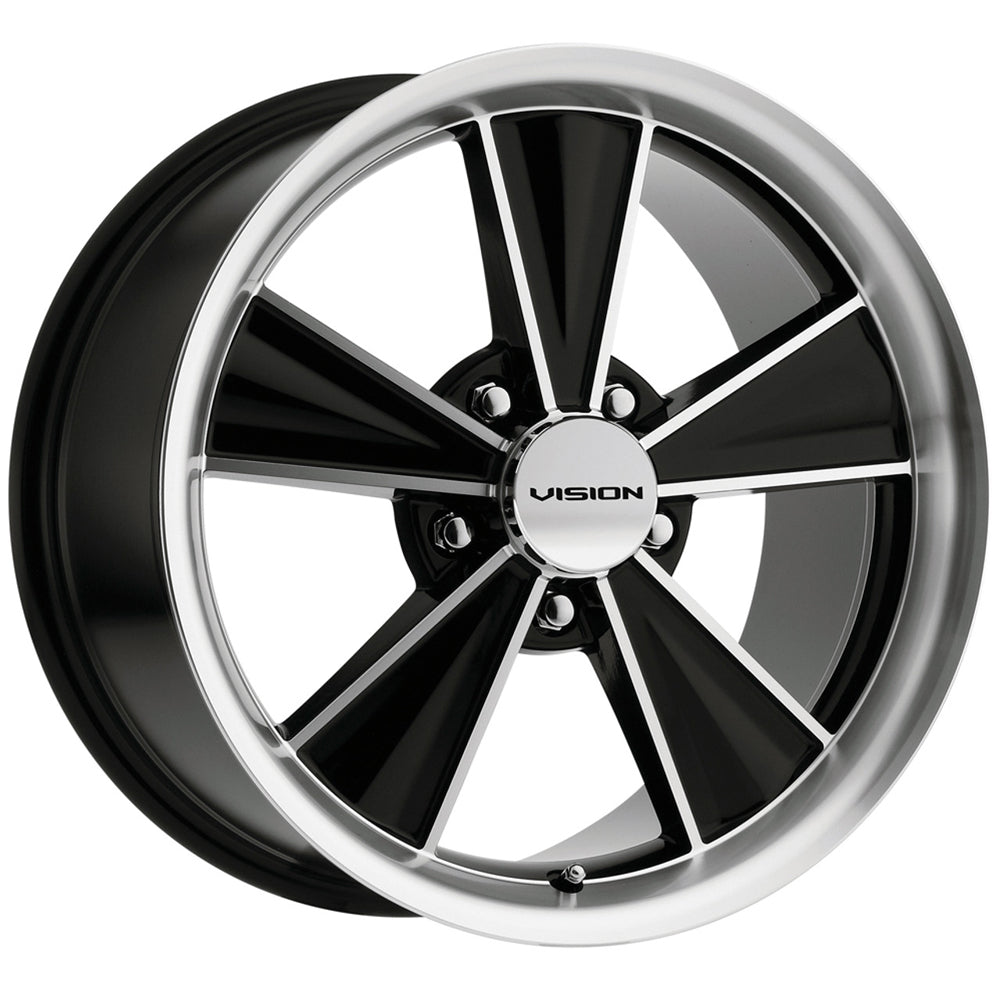 20x10 Vision V325 Dazzler Gloss Black Mirror Machined Face Wheel 5x4.5 (35mm)