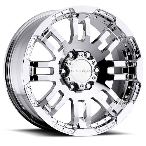 16x6.5 Vision Off-Road 375 Warrior Chrome Wheel 6x130 (45mm)