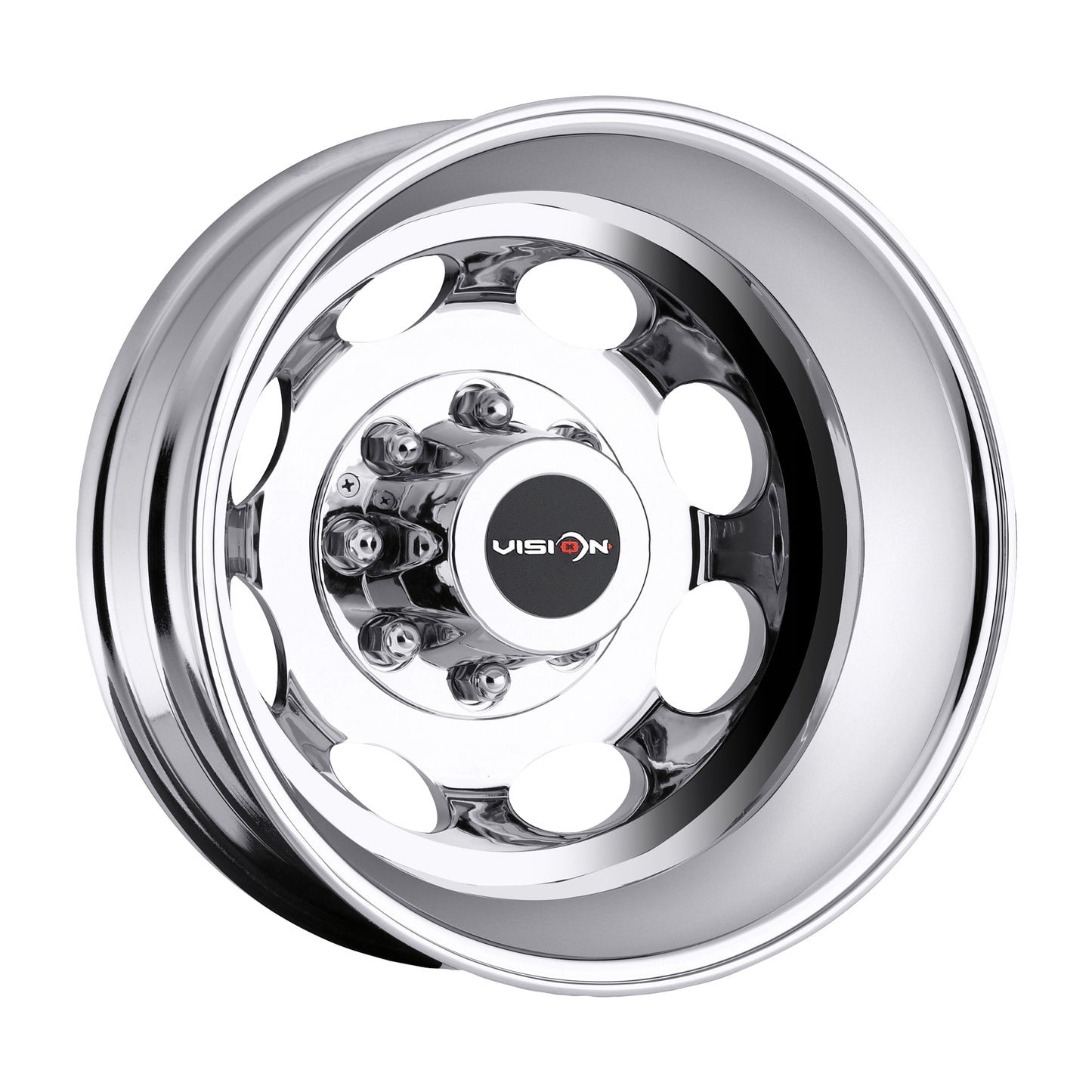 19.5x6.75 Vision 181 Hauler Dually Rear Chrome Wheel 8x6.5 (-143mm)
