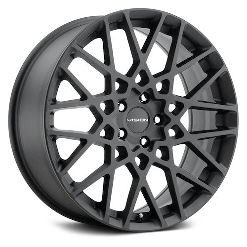17x8 Vision 474 Recoil Satin Black Wheel 5x4.5 (38mm)