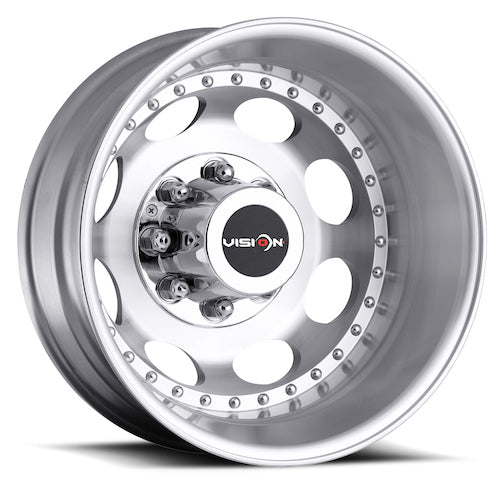 19.5x6.75 Vision 181H Hauler Duallie Machined Rear Wheel 8x200 (-143mm)