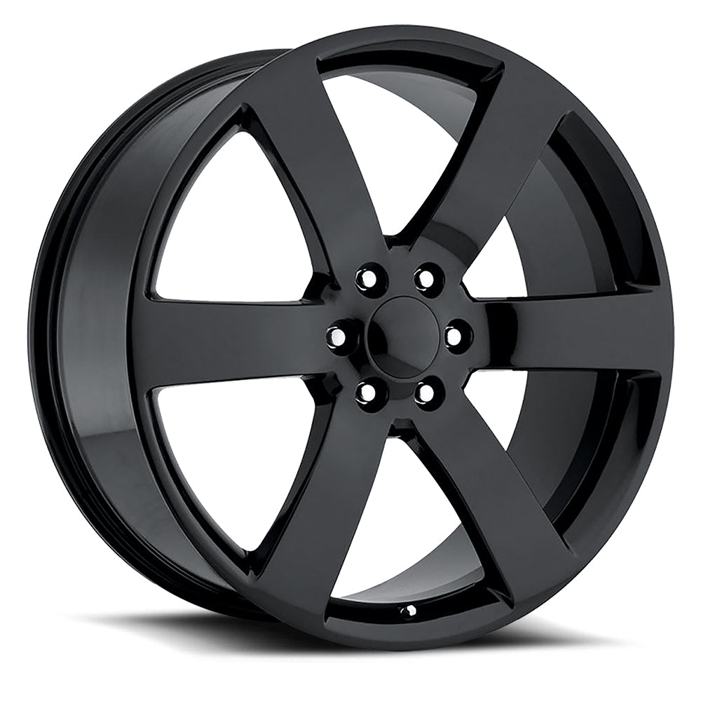20x9 Voxx Replica TBLSS Gloss Black Wheel 6x5.5 (22mm)