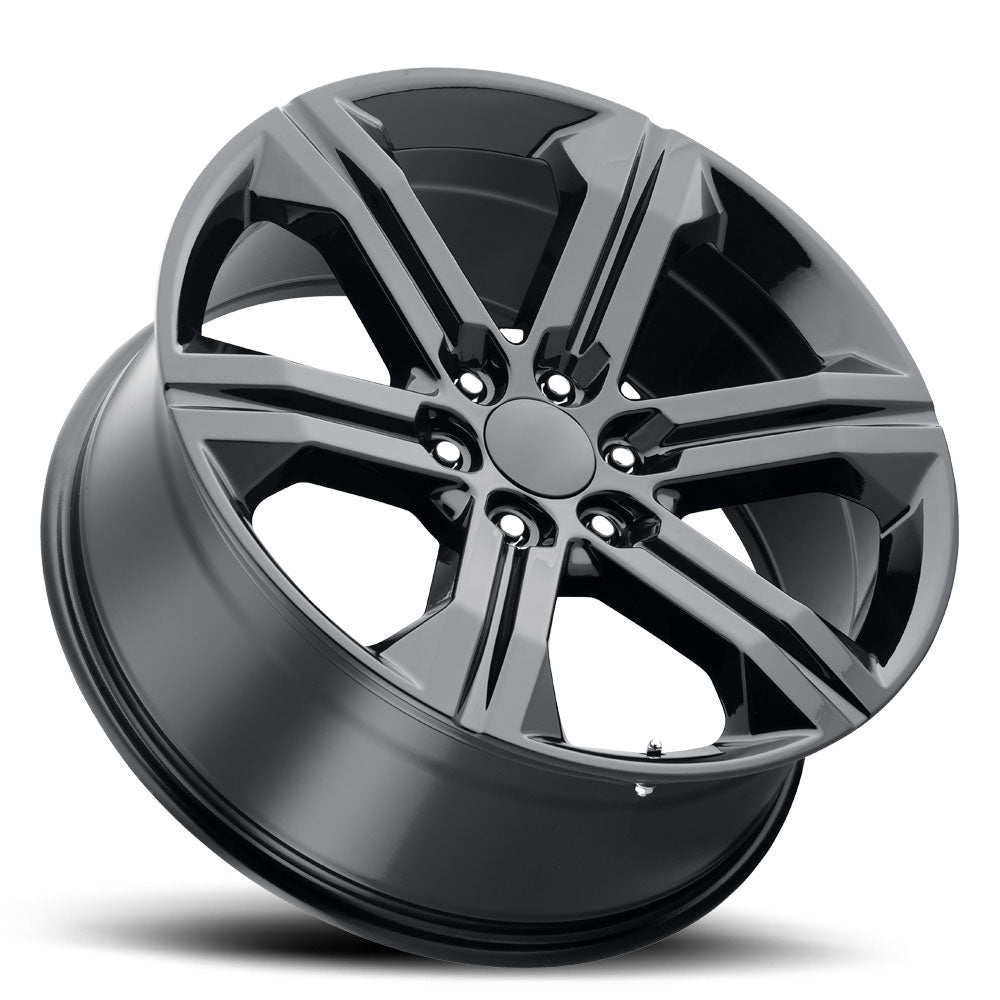 22x9 Voxx Replica Denali 3 Gloss Black Wheel 6x5.5 (24mm)