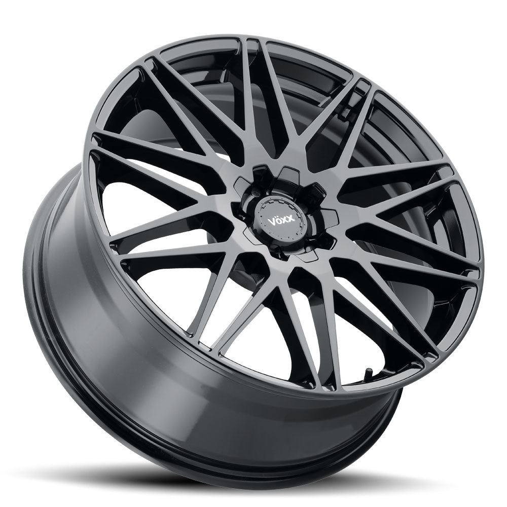 18x8 Voxx Nice Gloss Black Wheel 5x110/5x115 (40mm)