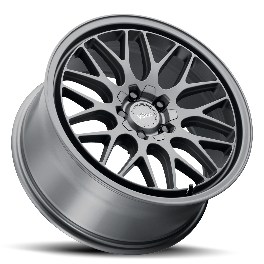18x8.5 Voxx Noggara Carbon Grey Wheel 5x112/5x120 (35mm)