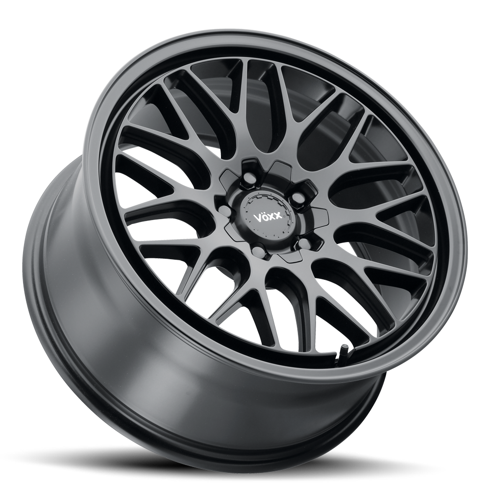 18x8 Voxx Noggara Matte Black Wheel 5x115/5x120 (20mm)