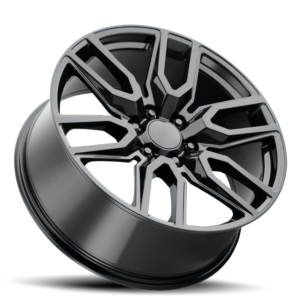 22x9 Voxx Replica DNNZH Gloss Black Wheel 6x5.5 (31mm)