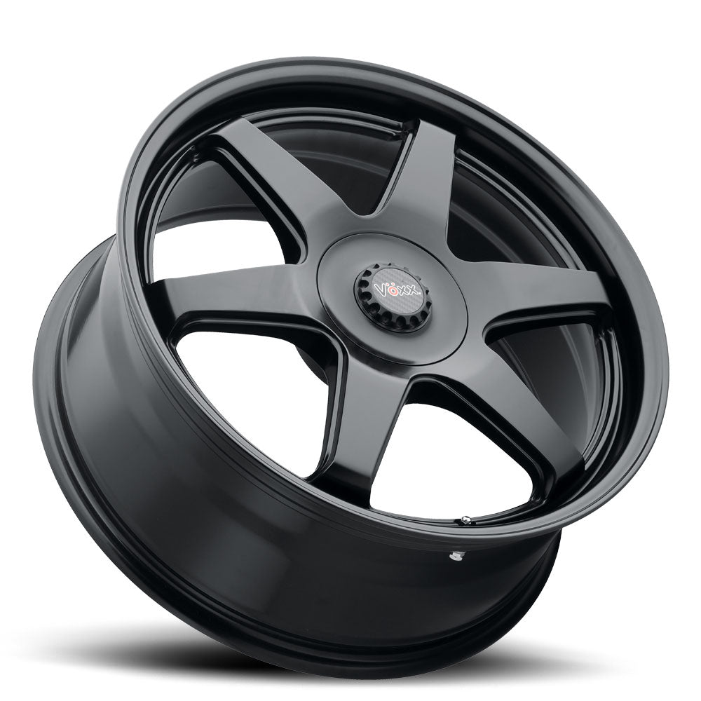 17x7.5 Voxx Riva Matte Black Wheel 5x4.25/5x4.5 (40mm)