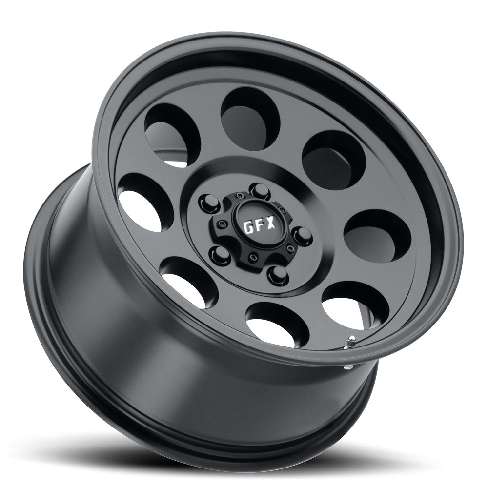18x9 G-FX TR-16 Matte Black Wheel 6x5.5 (12mm)