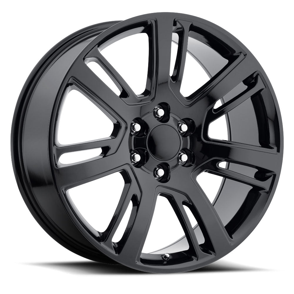 22x9 Voxx Replica Escalade Platinum Gloss Black Wheel 6x5.5 (31mm)