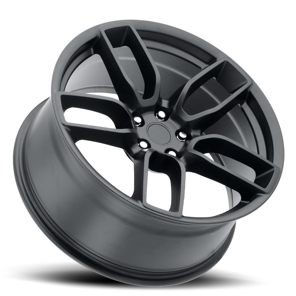 20x9 Voxx Replica Hellcat Widebody Red Eye Matte Black Wheel 5x115 (20mm)