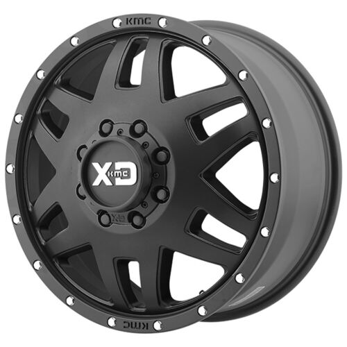 20x8.25 XD XD130 MACHETE DUALLY Front Sat Blk Wheel 8X6.5 (127mm)