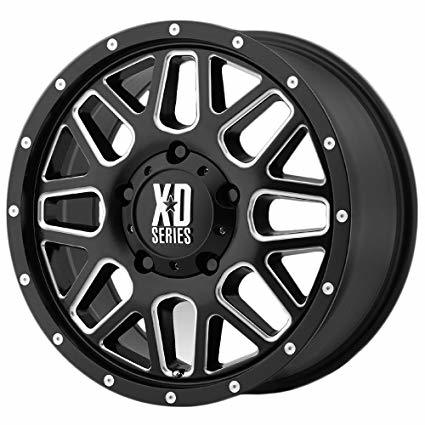 17x7.5 XD Series XD820 Black Milled Wheel 5x160 (45mm)
