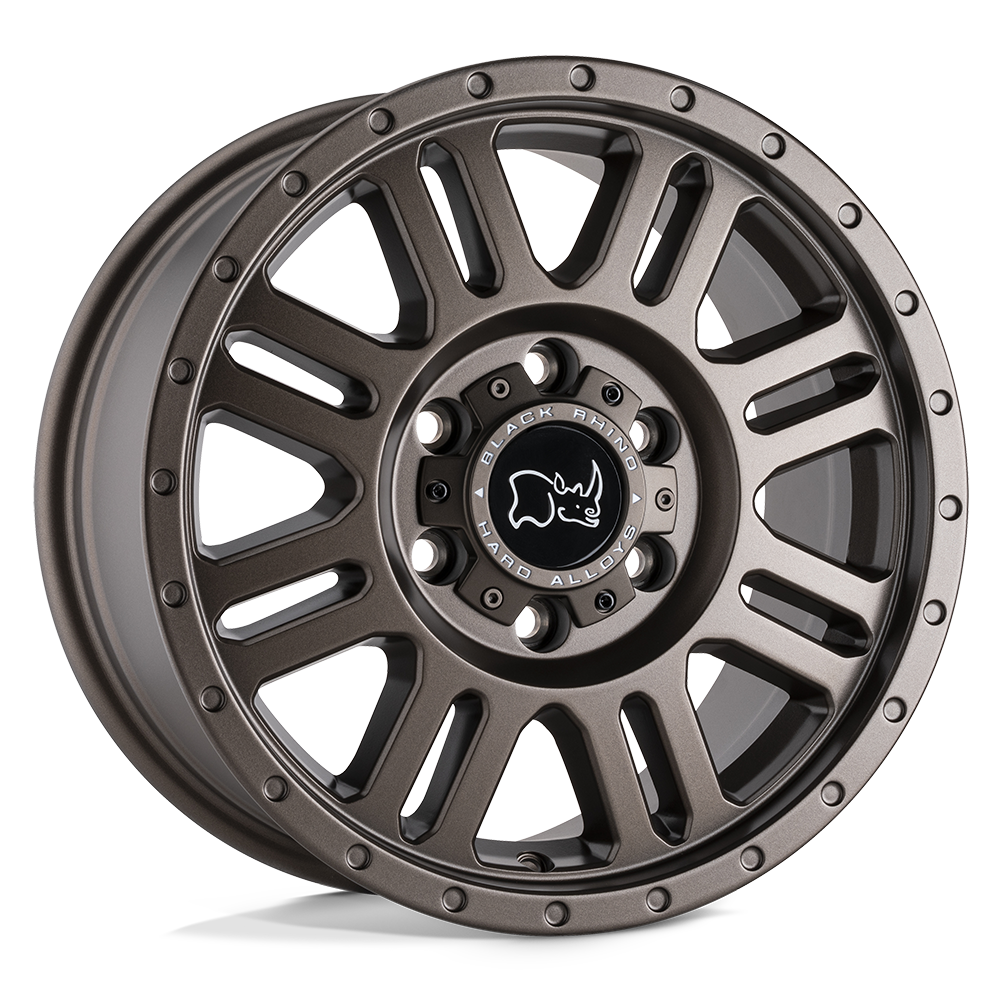 18x8 Black Rhino YELLOWSTONE MATTE BRONZE Wheel 6x130 (48mm)