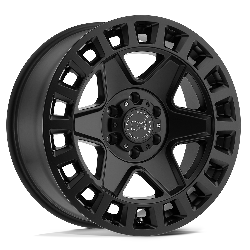 20x9 Black Rhino YORK MATTE BLACK Wheel 5x5 (-12mm)