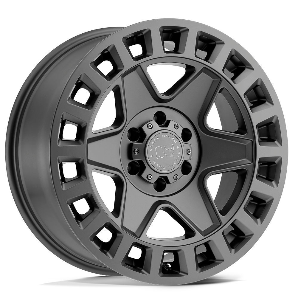 18x9 Black Rhino YORK MATTE GUNMETAL Wheel 6x120 (12mm)