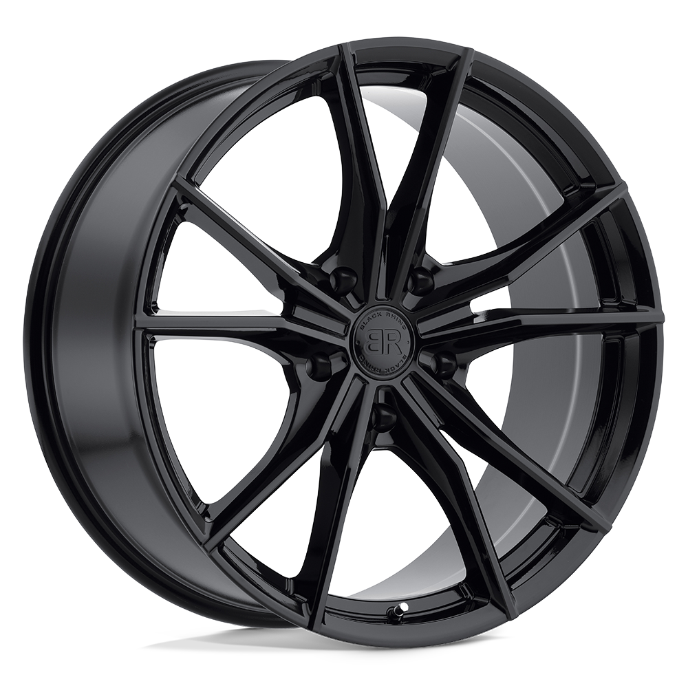 18x8.5 Black Rhino ZION GLOSS BLACK Wheel 5x4.5 (35mm)