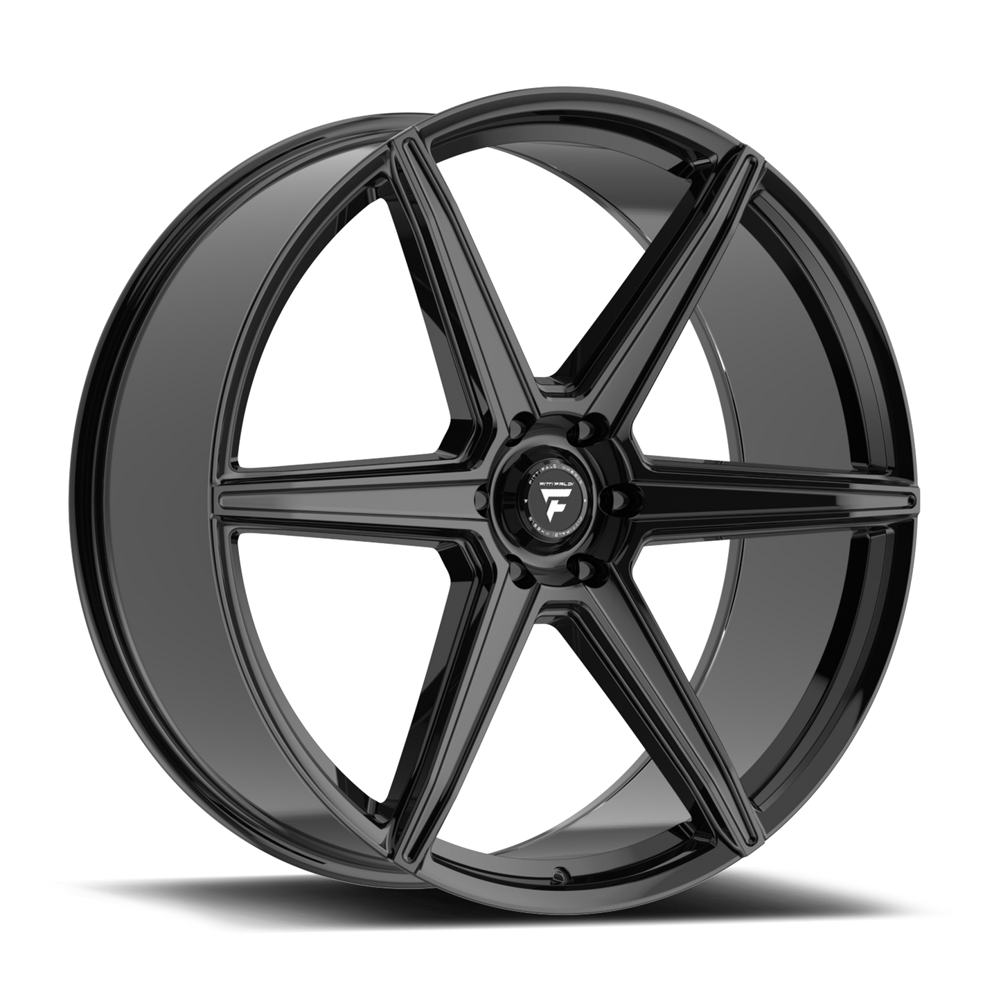 22x9.5 Fittipaldi FS373B Gloss Black Wheel 6x5.5 (25mm)