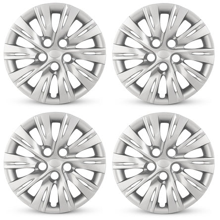 16x Road Roady RRW-61163 Silver Plastic Covercaps Set of 4