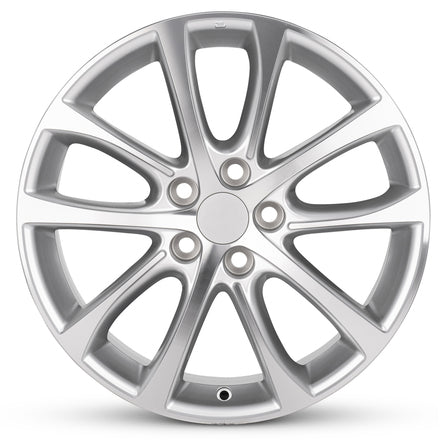 18x7.5 Road Ready Wheels RRW-69624A Silver Aluminum Wheel 5x4.5 (40mm)