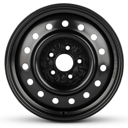 16x7 Road Ready Wheels RRW-62782 Black Steel Wheel 5x4.5 (45mm)