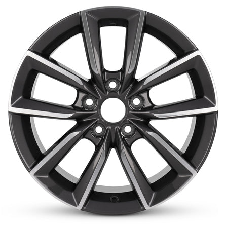 17x7.5 Road Ready Wheels RRW-63701-NS-NS Charcoal Aluminum Wheel 5x4.5 (45mm)