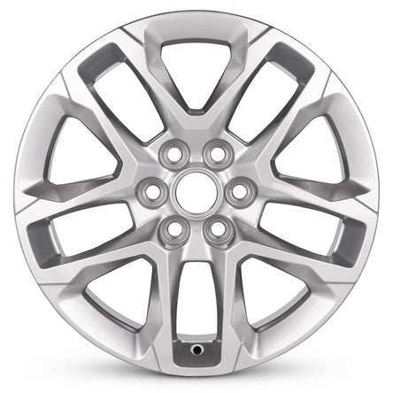 18x7.5 Road Ready Wheels RRW-05843-NS-NS Silver Aluminum Wheel 6x120 (50mm)