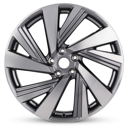20x7.5 Road Ready Wheels RRW-62707-NS-NS Charcoal Aluminum Wheel 5x4.5 (50mm)