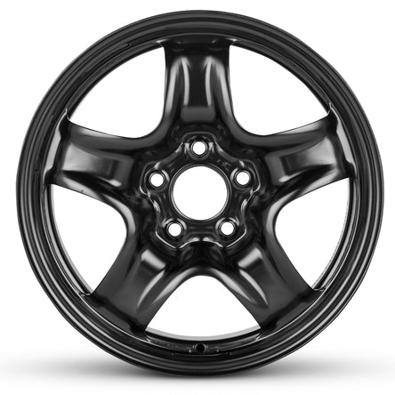 16x6.5 Road Roady RRW-8104 Black Steel Wheel 5x110 (40mm)