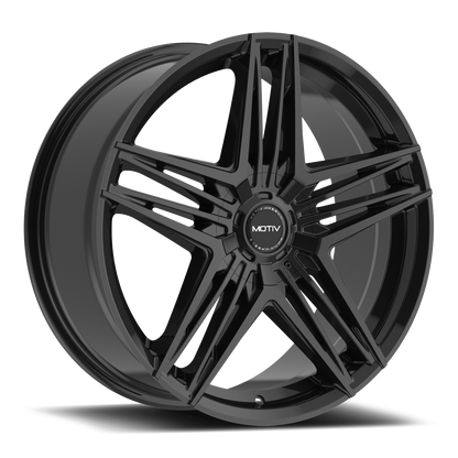16x7.5 Motiv 440B Lunar Gloss Black Wheel 5x100/5x4.5 (40mm)