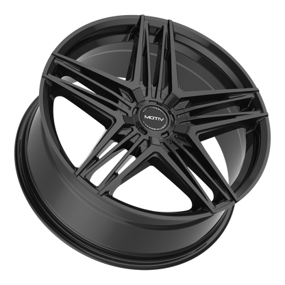 16x7.5 Motiv 440B Lunar Gloss Black Wheel 5x4.5/5x120 (40mm)