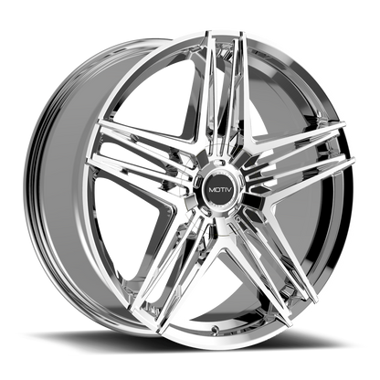 20x8.5 Motiv 440C Lunar Chrome Wheel 5x4.5/5x120 (40mm)