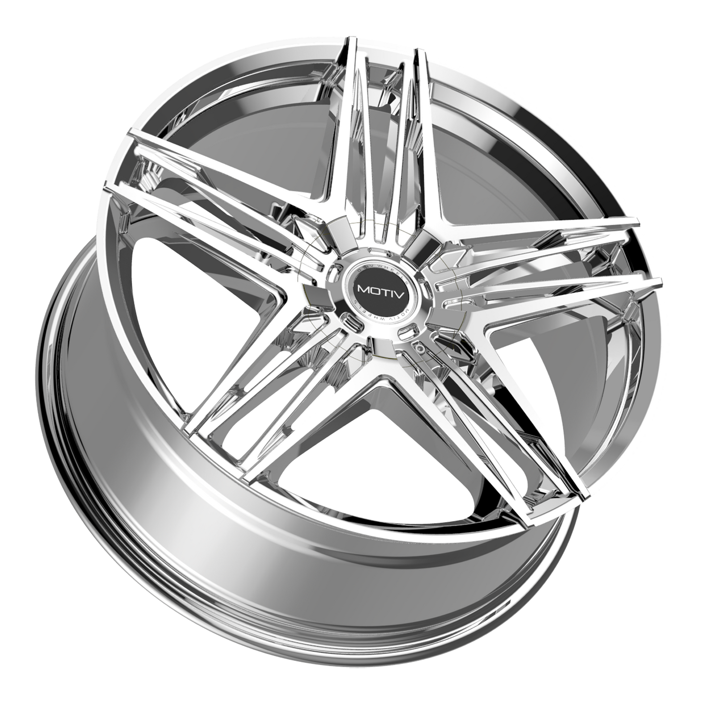 20x8.5 Motiv 440C Lunar Chrome Wheel 5x4.5/5x120 (40mm)