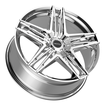 20x8.5 Motiv 440C Lunar Chrome Wheel 5x4.5/5x120 (40mm)
