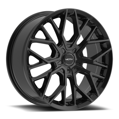 17x7.5 Motiv 441B Zenith Gloss Black Wheel 5x4.25/5x4.5 (40mm)