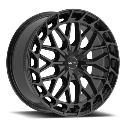 20x8.5 Motiv 442B Breach Gloss Black Wheel 5x4.5/5x120 (40mm)