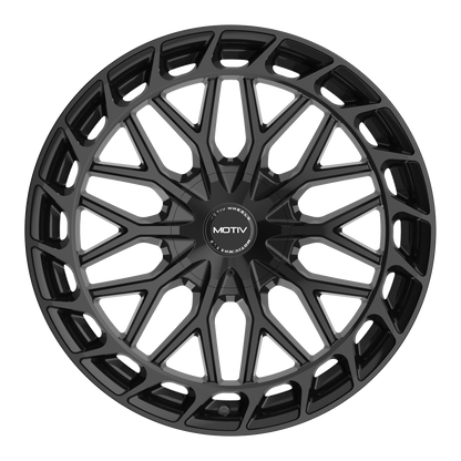 17x7.5 Motiv 442B Breach Gloss Black Wheel 5x112/5x4.5 (40mm)
