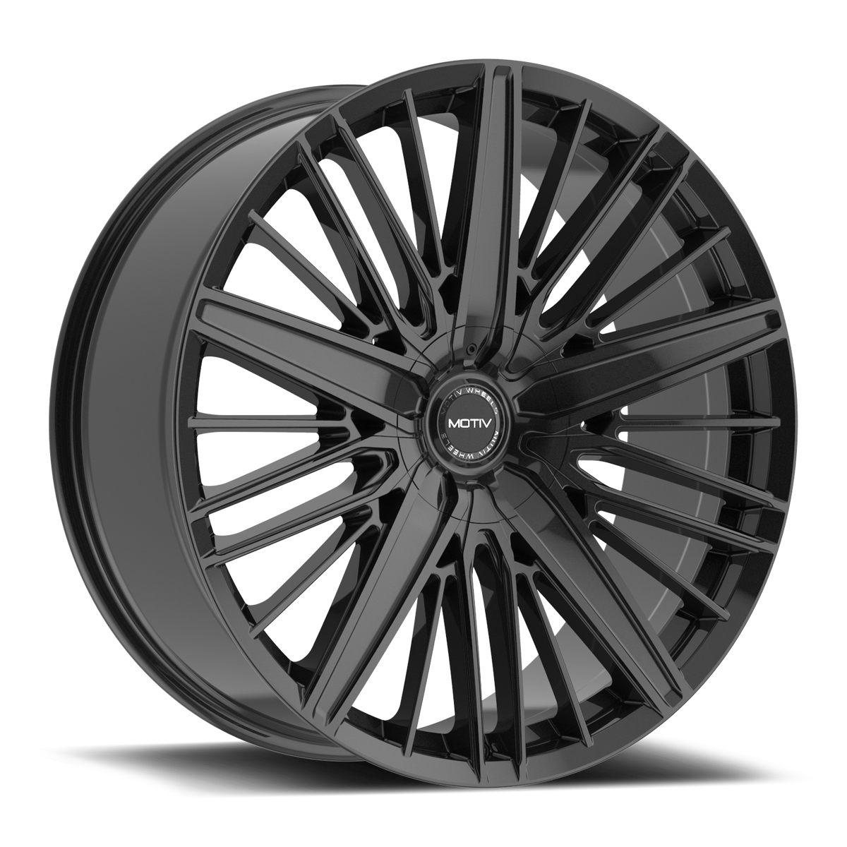 24x9.5 Motiv 443B Valor Gloss Black Wheel 6x135/6x5.5 (25mm)