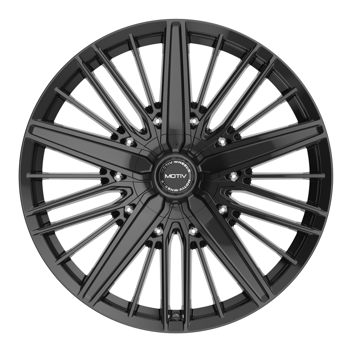 24x9.5 Motiv 443B Valor Gloss Black Wheel 6x135/6x5.5 (25mm)