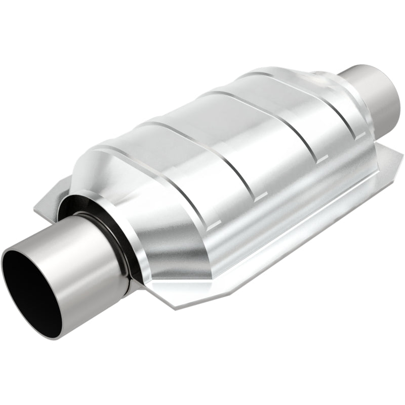 MagnaFlow Univ Cat Conv 2in Inlet/Outlet Center/Center Oval 9in Body L/6.5in Width/13in OA Length