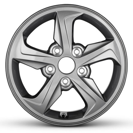 15x6 Road Roady RRW-70901-NS Gray Aluminum Wheel 5x4.5 (46mm)