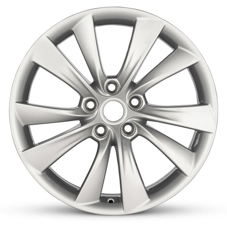 19x8 Road Roady RRW-97107-NS Silver Aluminum Wheel 5x120 (40mm)