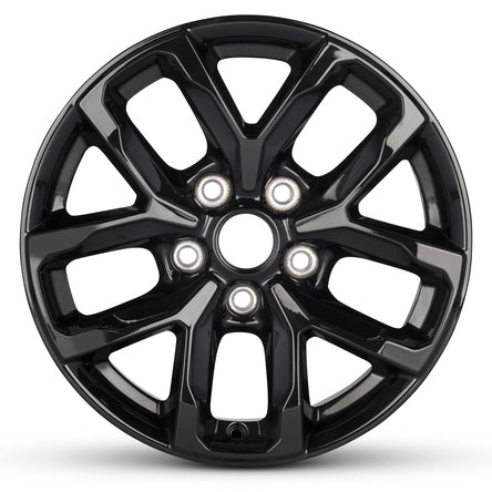 17x7.5 Road Roady RRW-95329-NS Black Aluminum Wheel 5x5 (44.45mm)