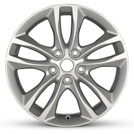 17x7.5 Road Roady RRW-5715 Silver Aluminum Wheel 5x4.5 (45mm)