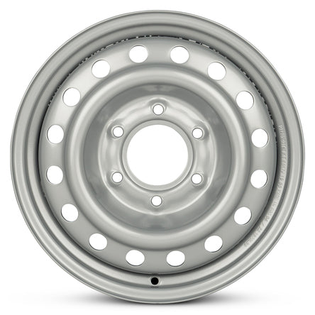 16x7 Road Ready Wheels RRW-10226 Silver Steel Wheel 6x5.5 (55mm)